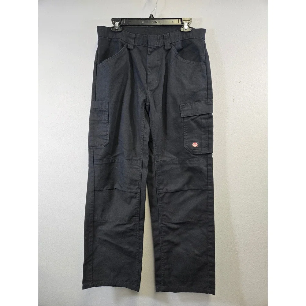 Red Kap Workwear Utility Cargo Pants Black Straight Leg 32x30